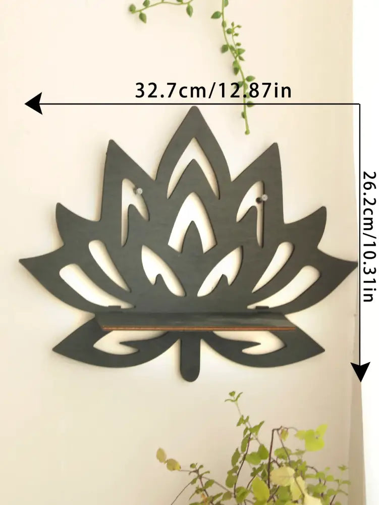 DecorBites™ Lotus Floating Wall Shelf - Multi-Style Home Decor