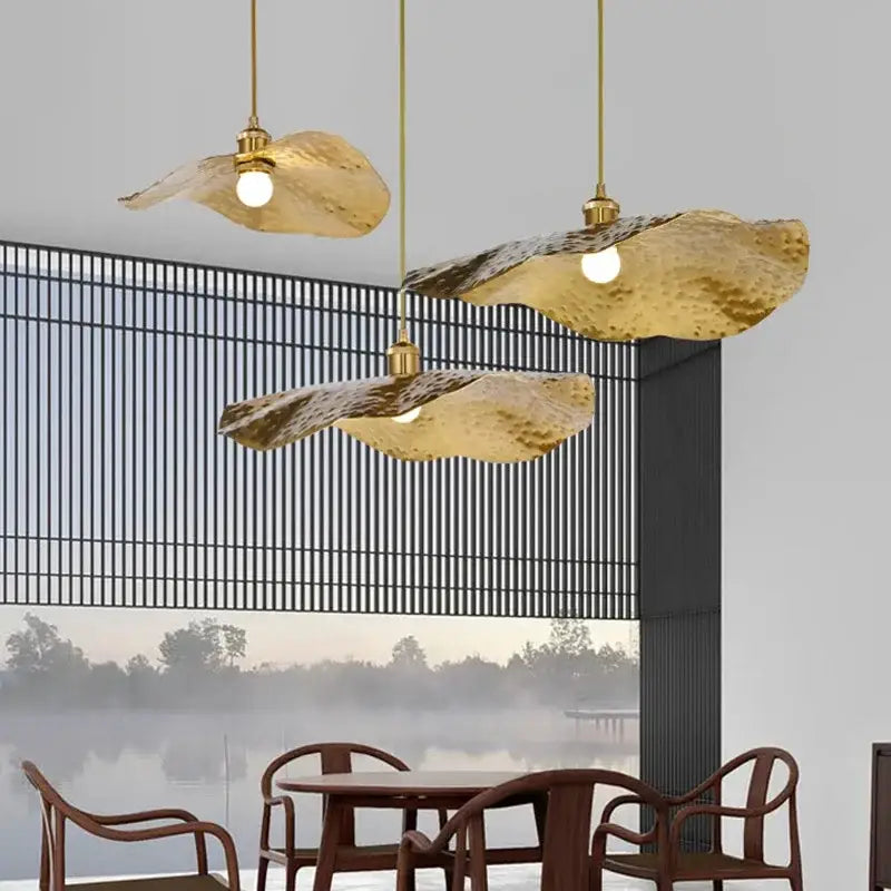 DecorBites™ Lotus Flower Pendant Light for Dining Room and Hotel Decor