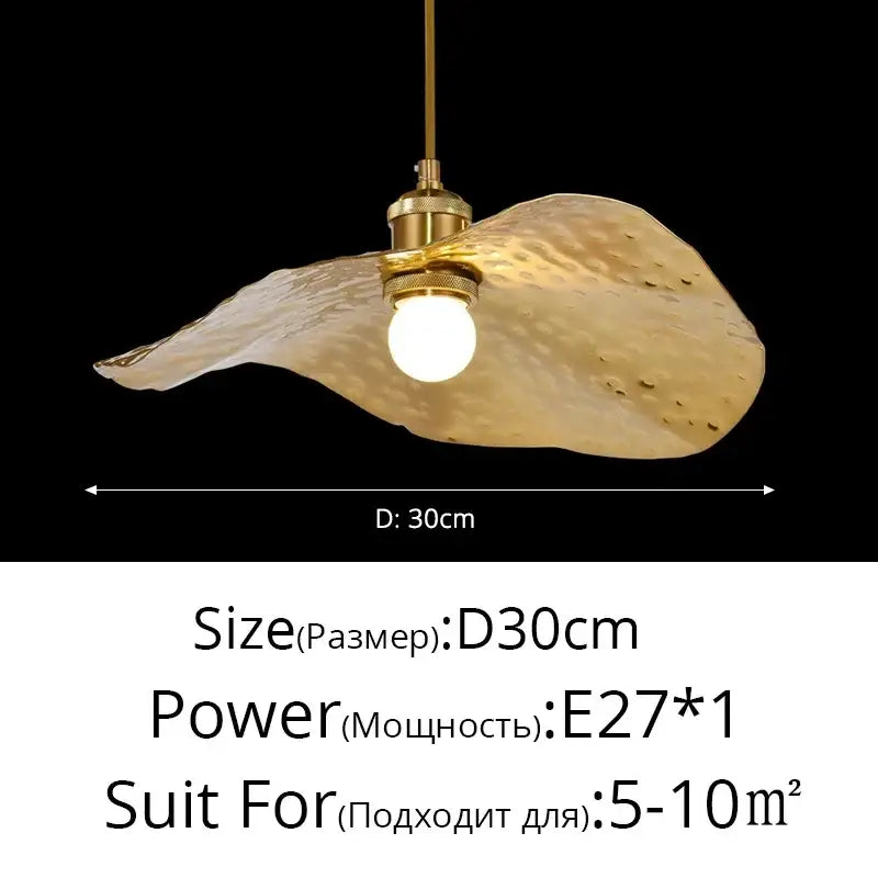 DecorBites™ Lotus Flower Pendant Light for Dining Room and Hotel Decor