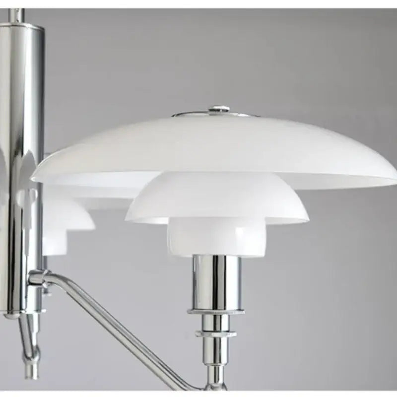 DecorBites™ Lotus Glass Chandelier PH Pendant Light Classic Nordic Dining Room Bedroom Lamp