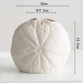 DecorBites™ Lotus Leaf Ceramic Vase for Floral Arrangement and Room Decoration