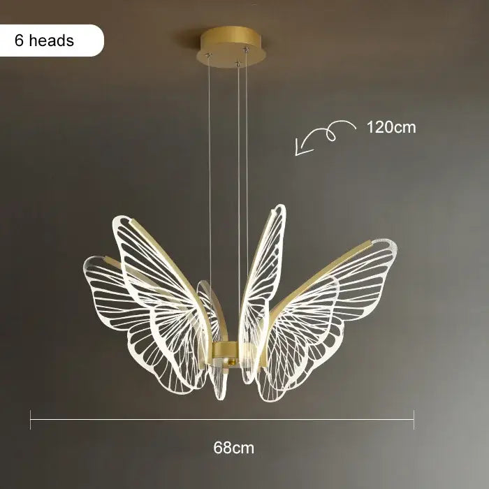 DecorBites™ Lotus Leaf Chandelier: Modern Minimalist Nordic Lighting for Living Room, Dining Room & Bedroom