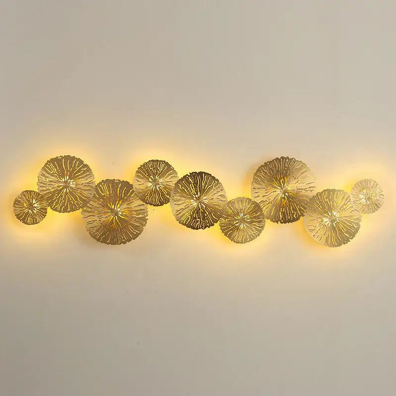 DecorBites™ Lotus Leaf Copper Wall Lamp LED Light for Home Decor