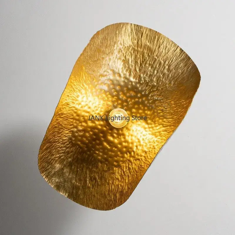 DecorBites™ Lotus Leaf Hat Pendant Lamp: Elegant Copper Design for Living Room, Restaurant, Bar.