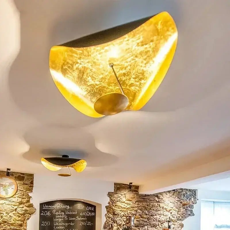 DecorBites™ Lotus Leaf LED Ceiling Chandelier Black/White Indoor Lighting