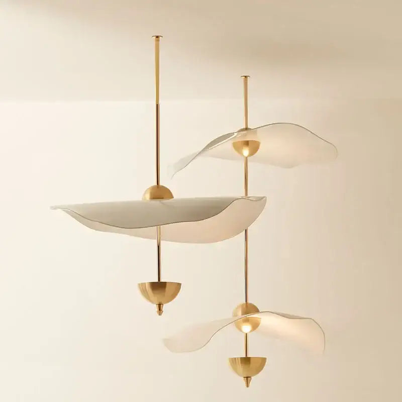DecorBites™ Lotus Leaf LED Pendant Lamp for Luxury Living Room Decor