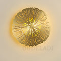 DecorBites™ Lotus Leaf LED Wall Sconce - Copper Industrial Luminaire
