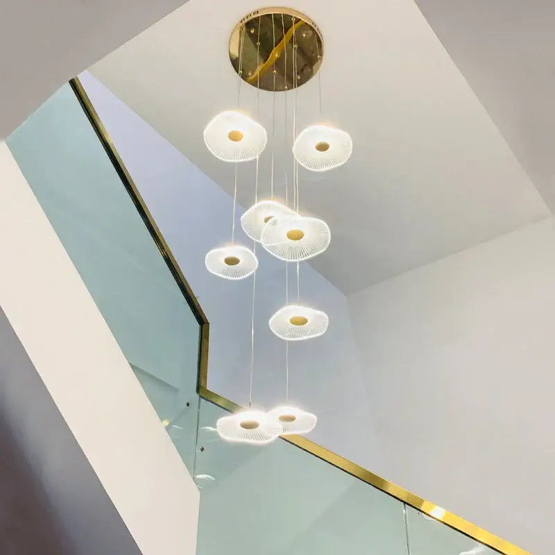 DecorBites™ Lotus Leaf Nordic Chandelier for Elegant Home Decor