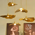 DecorBites™ Lotus Leaf Pendant Light: Industrial, Creative, and Luxury Lighting for Home and Cafe