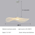 DecorBites™ Lotus Leaf Pendant Lights: Modern Acrylic Charm for Home Decor
