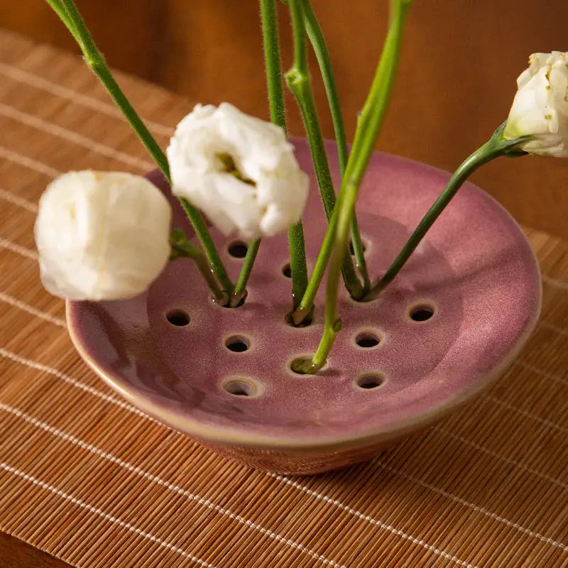 DecorBites™ Lotus Root Clay Bowl Flower Vase Terrarium Home Decor