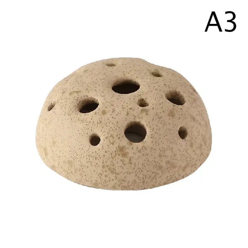 DecorBites™ Lotus Seedpod Ceramic Vase Set