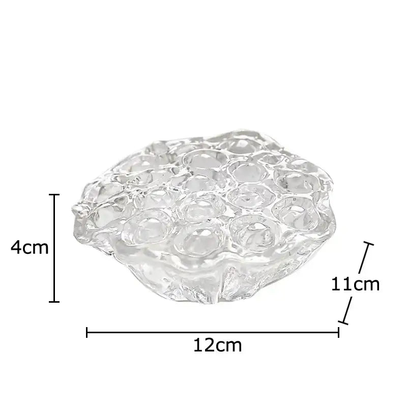 DecorBites™ Lotus Seedpod Resin Sculpture: Modern Desk Decor & Aesthetic Artwork