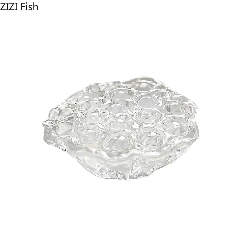 DecorBites™ Lotus Seedpod Resin Sculpture: Modern Desk Decor & Aesthetic Artwork