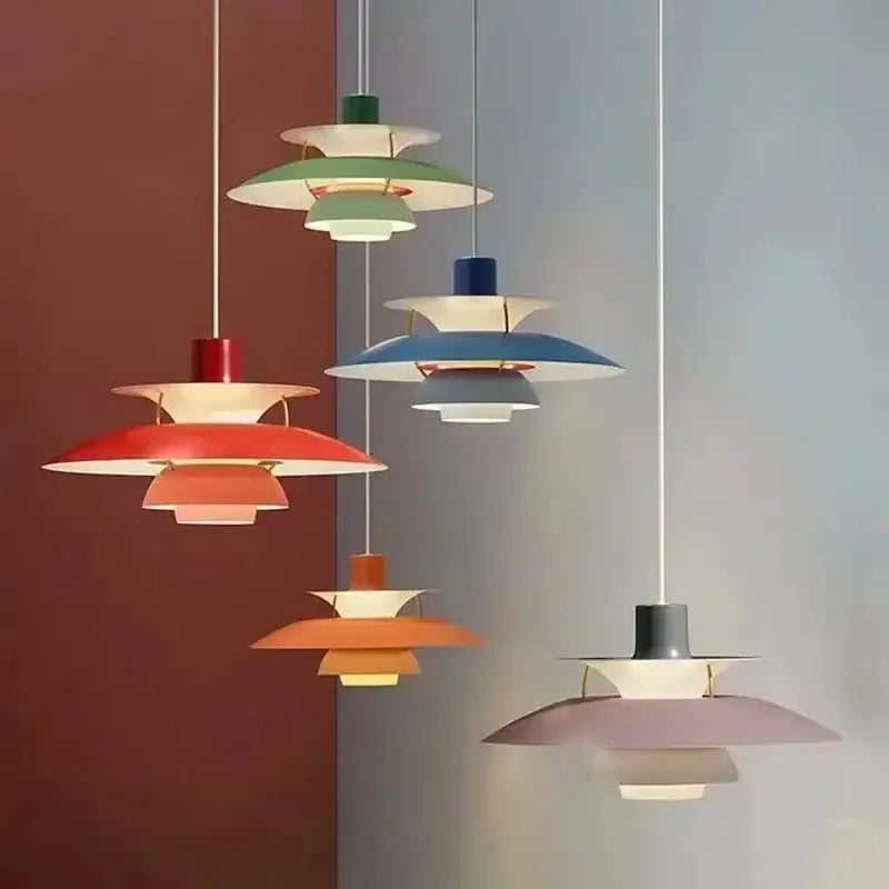 DecorBites™ Loui LED Pendant Light: High-Quality Danish Design Umbrella Lamp for Kitchen, Living Room