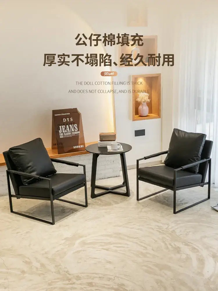 DecorBites™ Lounge Chair for Casual Comfort in Coffee Shop, Hotel Balcony, Reception Area