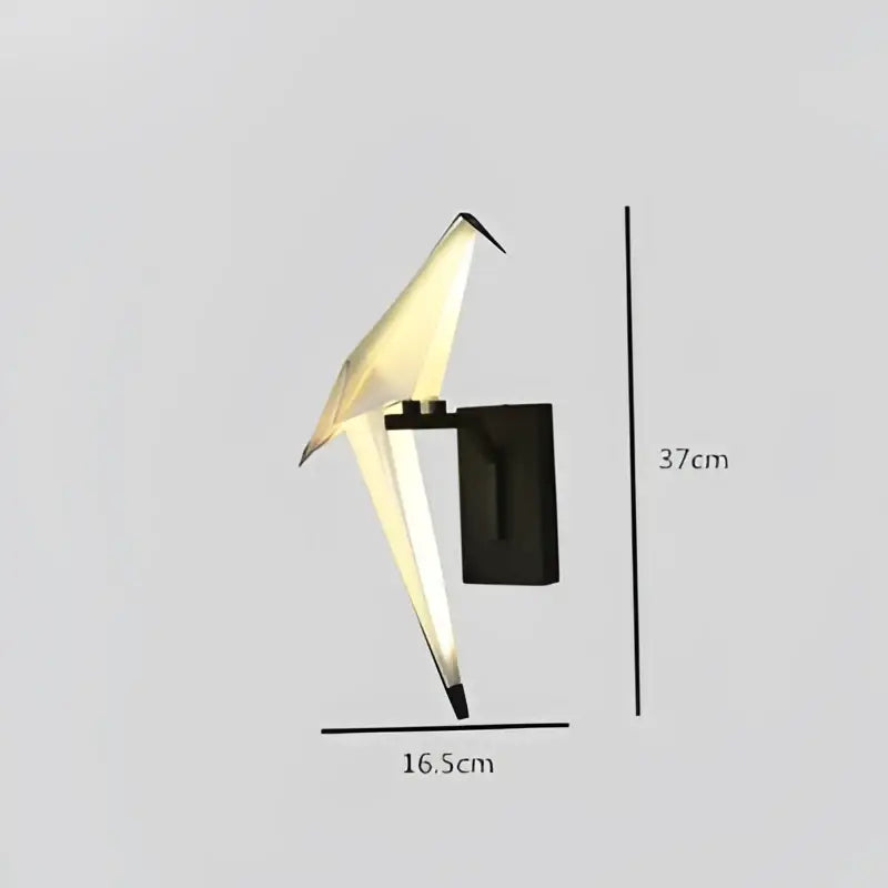 DecorBites™ Love Bird LED Wall Sconce Iron Acryl Wall Light for Bedroom Corridor