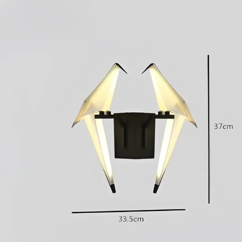 DecorBites™ Love Bird LED Wall Sconce Iron Acryl Wall Light for Bedroom Corridor
