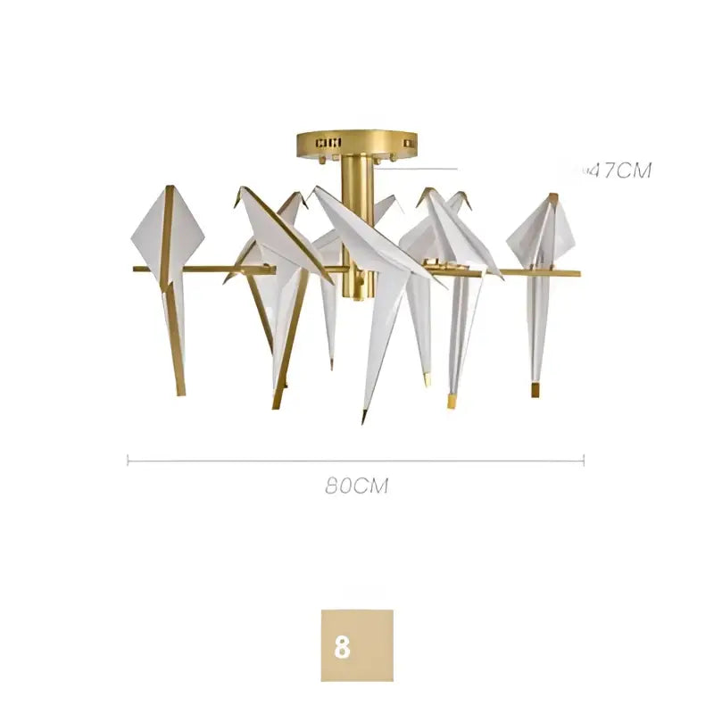 DecorBites™ Love Bird LED Wall Sconce Iron Acryl Wall Light for Bedroom Corridor