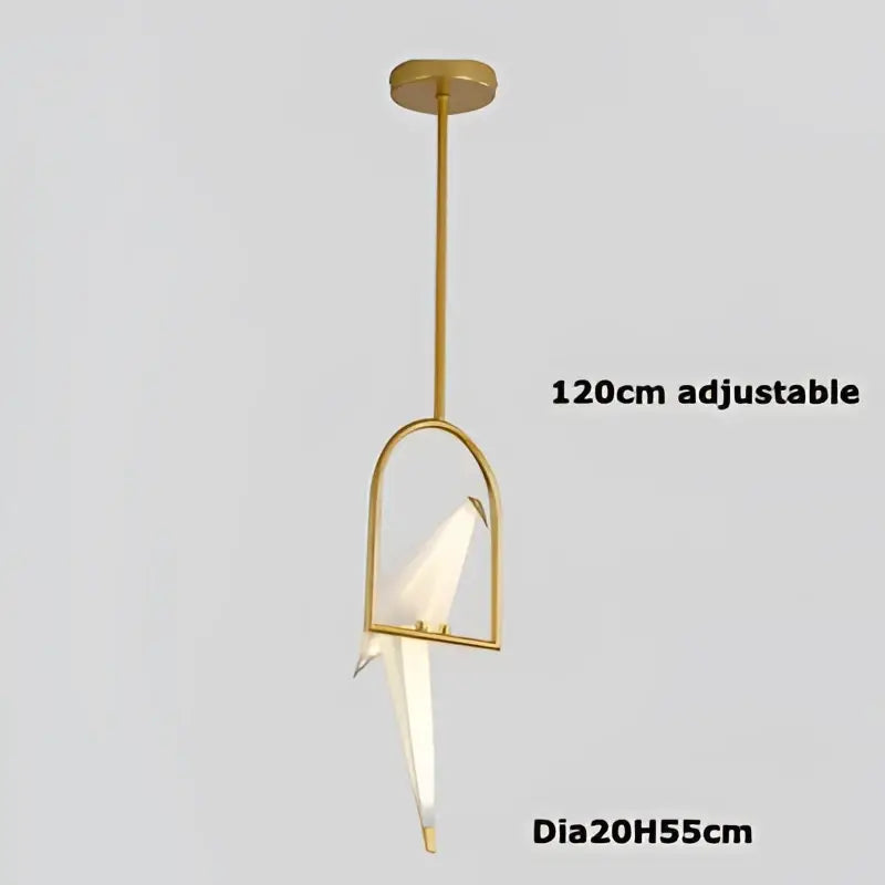 DecorBites™ Love Bird LED Wall Sconce Iron Acryl Wall Light for Bedroom Corridor