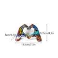 DecorBites™ Love Gesture Sculptures - Heart Hand Pop Art Figurines