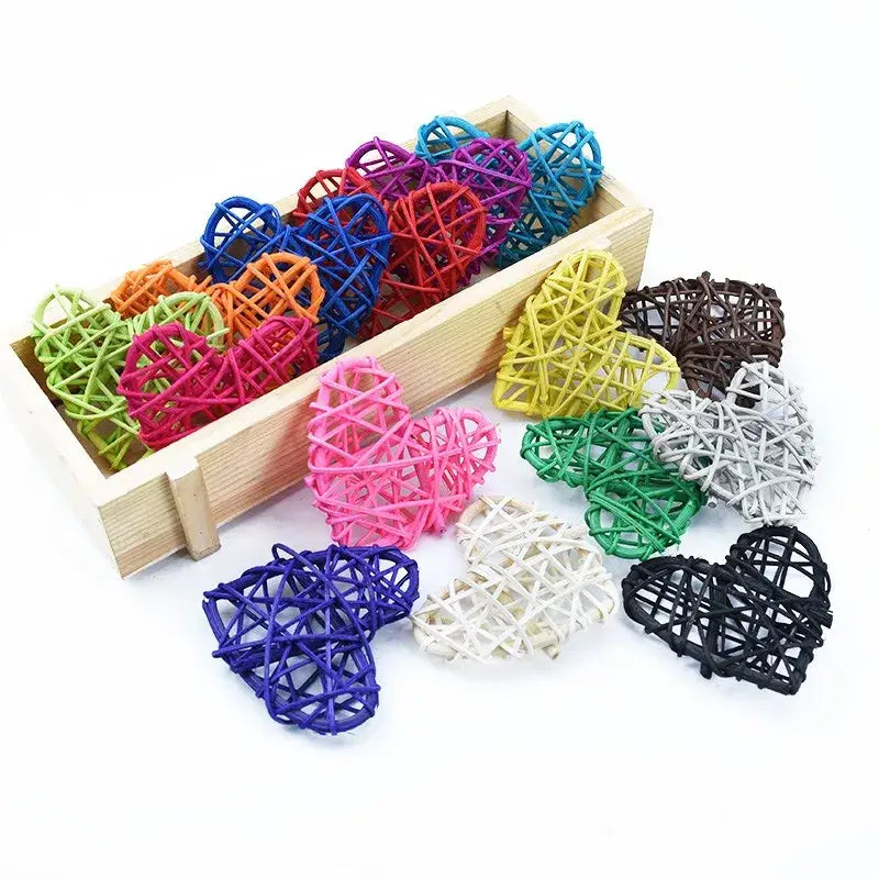 DecorBites™ Love Heart Decorations for Wedding, Valentines, Scrapbooking
