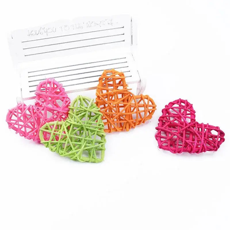 DecorBites™ Love Heart Decorations for Wedding, Valentines, Scrapbooking