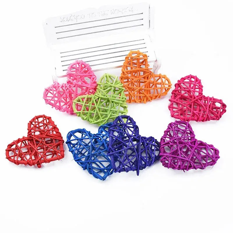 DecorBites™ Love Heart Decorations for Wedding, Valentines, Scrapbooking