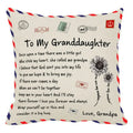 DecorBites™ Love Mom Cushion Cover 45x45cm - Family Anniversary Gift - Nordic Design