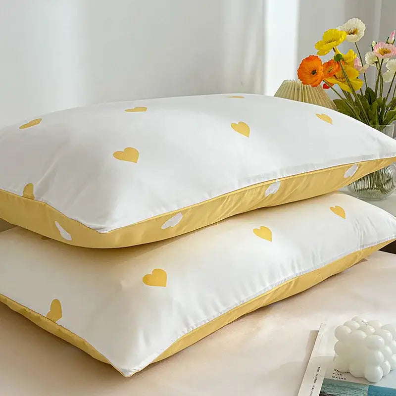 DecorBites™ Love Printed Pillowcase Set - Simple Style, 2Pcs