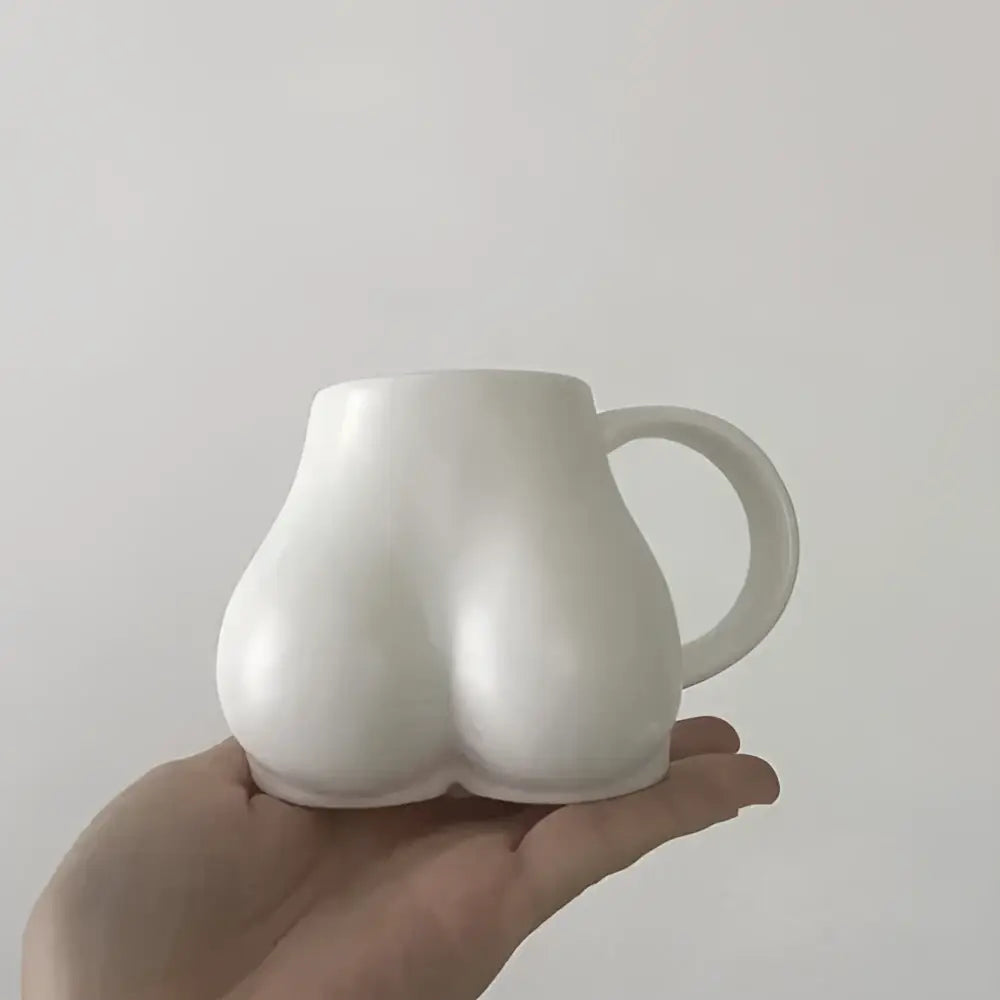 DecorBites™ Lovely Butt Shape Ceramic Coffee Cup Storage Decoration