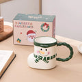 DecorBites™ Lovely Christmas Socks Ceramic Mug Santa Coffee Cup Xmas Gift
