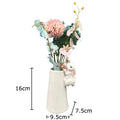 DecorBites™ Lovely Rabbit Ceramic Vase Pot for Floral Arrangement, Table Decor & Aesthetic Room Appeal