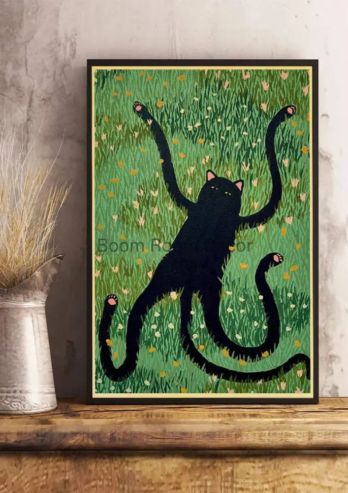 DecorBites™ Lover Cat Paper Poster for Home Decor