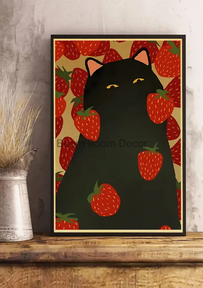 DecorBites™ Lover Cat Paper Poster for Home Decor