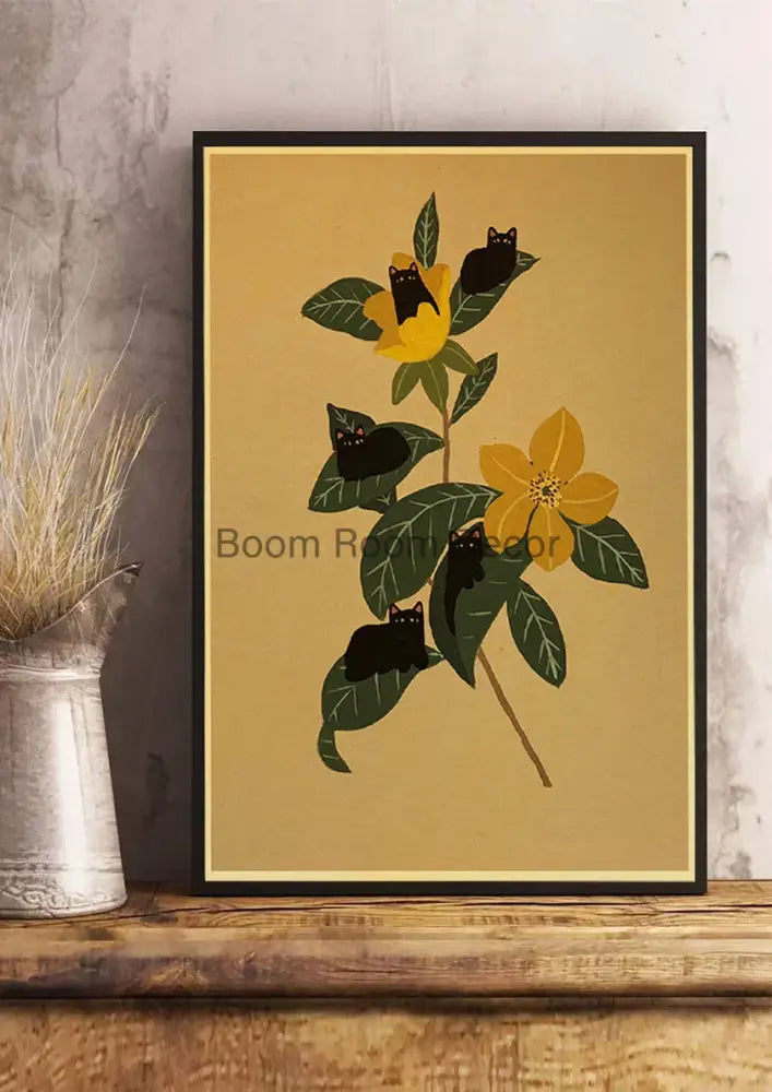 DecorBites™ Lover Cat Paper Poster for Home Decor