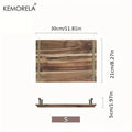 DecorBites™ Lovesickness Wooden Serving Tray with Metal Handle | Elegant Fruit and Sushi Dish