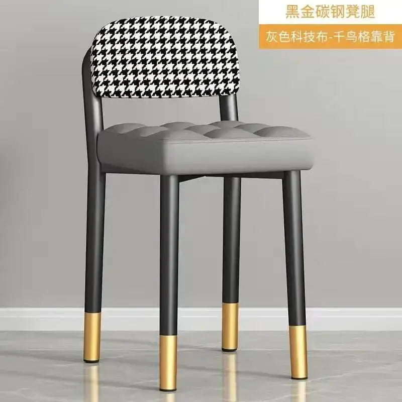 DecorBites™ Low Square Stool Bench for Dining Kitchen Portable Table Furniture