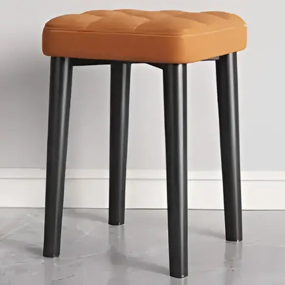 DecorBites™ Low Square Stool Bench for Dining Kitchen Portable Table Furniture