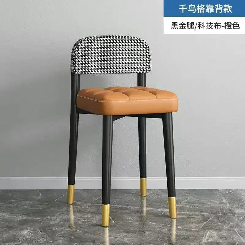 DecorBites™ Low Square Stool Bench for Dining Kitchen Portable Table Furniture