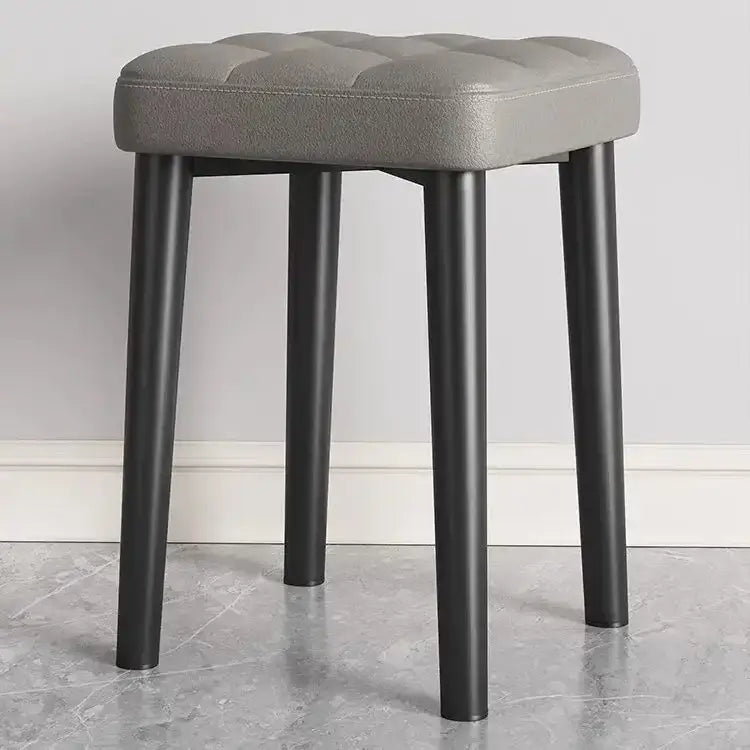 DecorBites™ Low Square Stool Bench for Dining Kitchen Portable Table Furniture