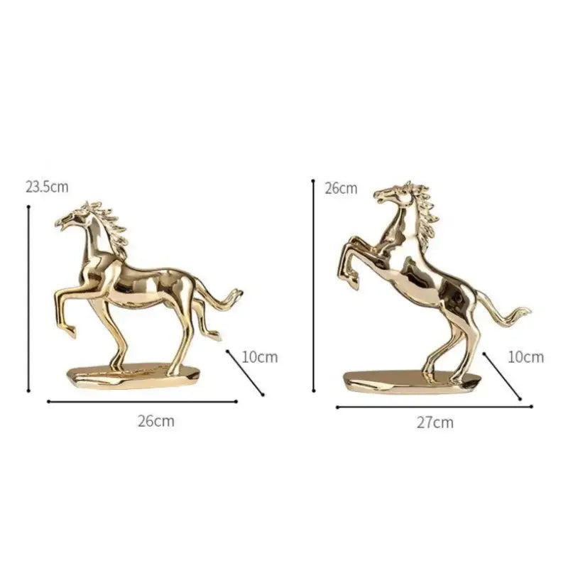 DecorBites™ Lucky Horse Resin Home Decoration Sculpture