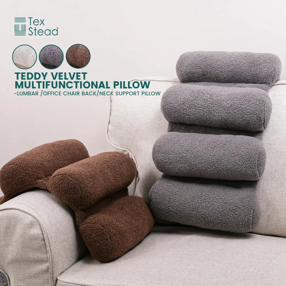 DecorBites™ Lumbar Support Pillow - Adjustable Back Support for Office Chair