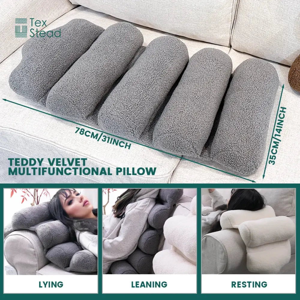 DecorBites™ Lumbar Support Pillow - Adjustable Back Support for Office Chair