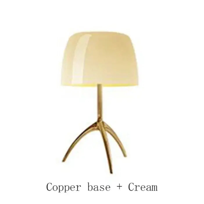DecorBites™ Lumiere Glass Table Lamp - Modern LED Desk Light for Bedroom and Living Room