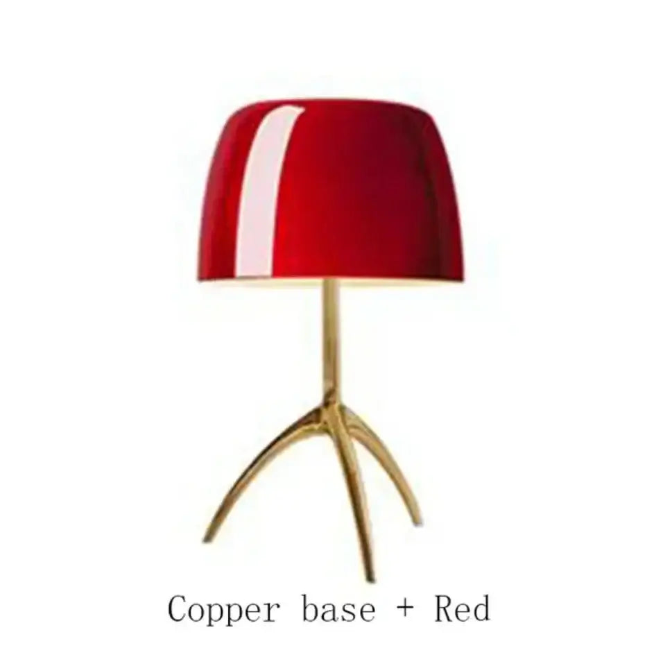 DecorBites™ Lumiere Glass Table Lamp - Modern LED Desk Light for Bedroom and Living Room