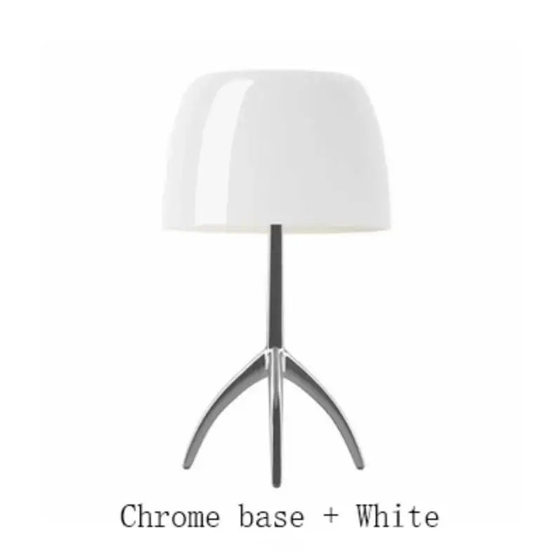 DecorBites™ Lumiere Glass Table Lamp - Modern LED Desk Light for Bedroom and Living Room