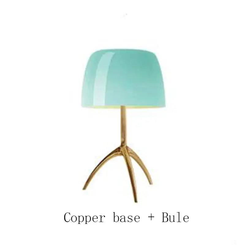 DecorBites™ Lumiere Piccola Chrome Table Lamp Simple Bedroom Bedside Coffee Tables LED Light