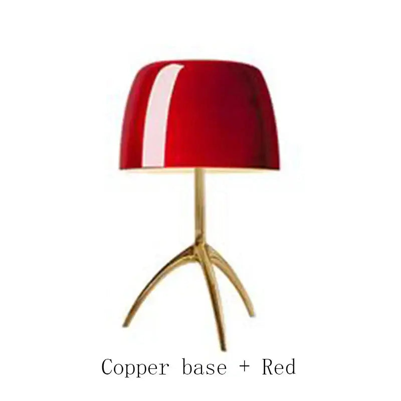 DecorBites™ Lumiere Piccola Chrome Table Lamp Simple Bedroom Bedside Coffee Tables LED Light