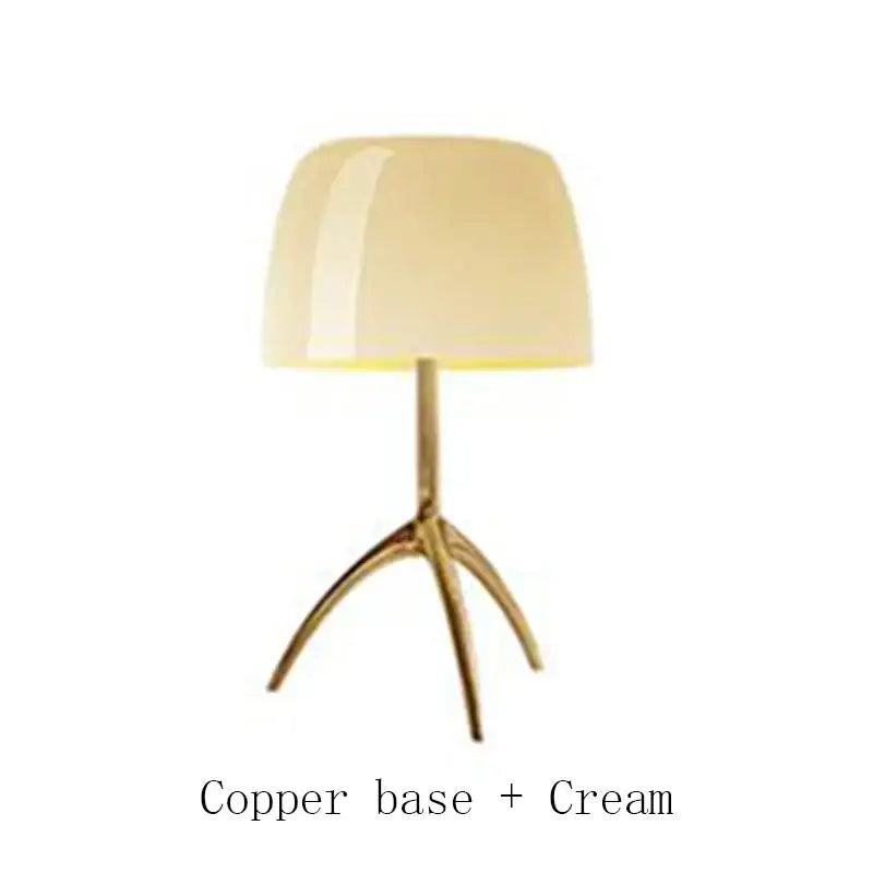 DecorBites™ Lumiere Piccola Chrome Table Lamp Simple Bedroom Bedside Coffee Tables LED Light